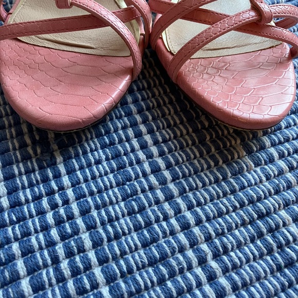 XAPPEAL Tinley - Womens Short Stilleto Heel Open Toe Sandal Pink - Picture 4 of 5